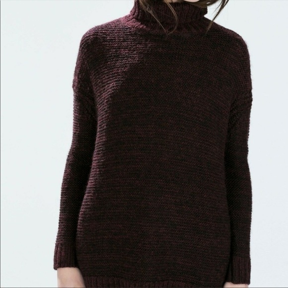 Zara knit turtleneck sweater - Picture 1 of 4